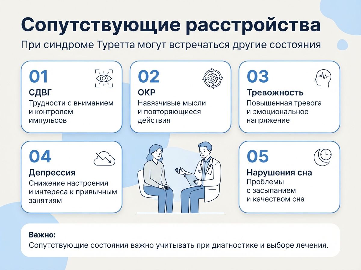 Лечение синдрома Туретта в Лысьве инфографика